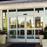 commercial glass entry door system