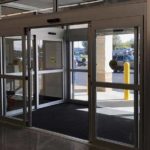 commercial glass entry system