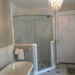 custom corner glass shower enclosure