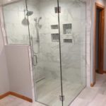 custom glass shower enclosure